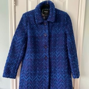 Desigual Blue/Purple Henkel Coat